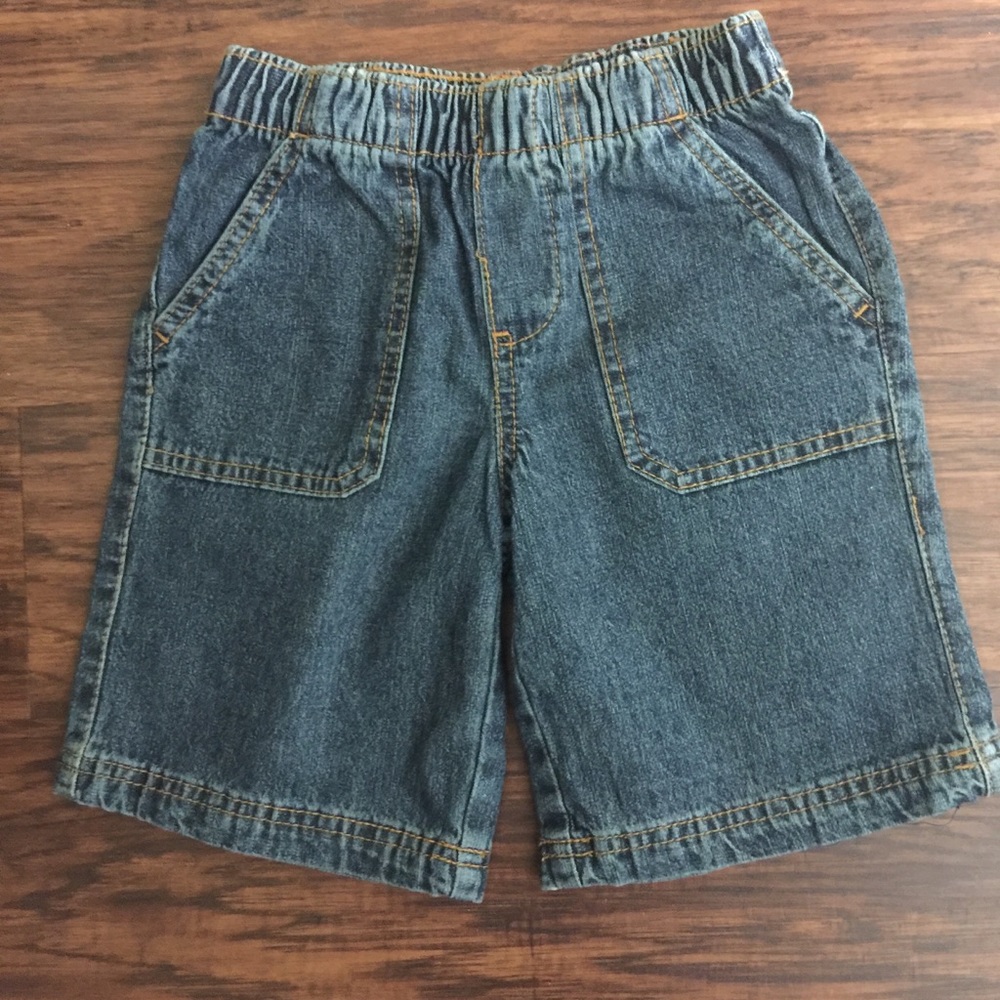 Okie Dokie Girls Blue Denim Bermuda Shorts 5T